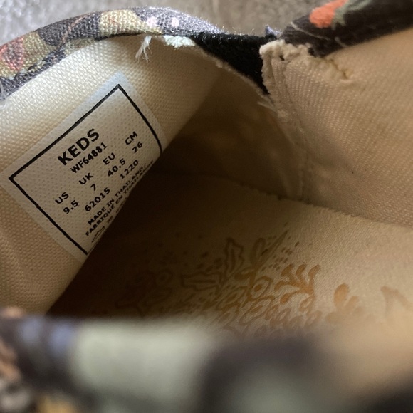 KEDS x RIFLE PAPER CO. floral slip-on sneakers, Sz 9.5. - Picture 10 of 10